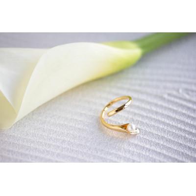 ふるさと納税 藤沢市 Calla K10 パールリング(11号)