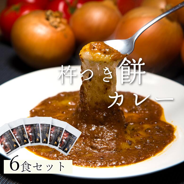【ふるさと納税】【贈答用】 杵つき 餅 カレー （ 6食 入り） | 人気 おすすめ ランキング おいしい お餅 おもち レトルト ギフト 大洲市/ヒロファミリーフーズ[AGBX024] 10000 10000円 以上