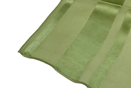 ウージ染めショールシルク100％～ストライプ～