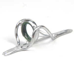 イシダイ竿用ガイドセット クリスタルグリーン｜ハンドメイド 釣具 イシダイ 竿 ロッド リング ガイド [1746]