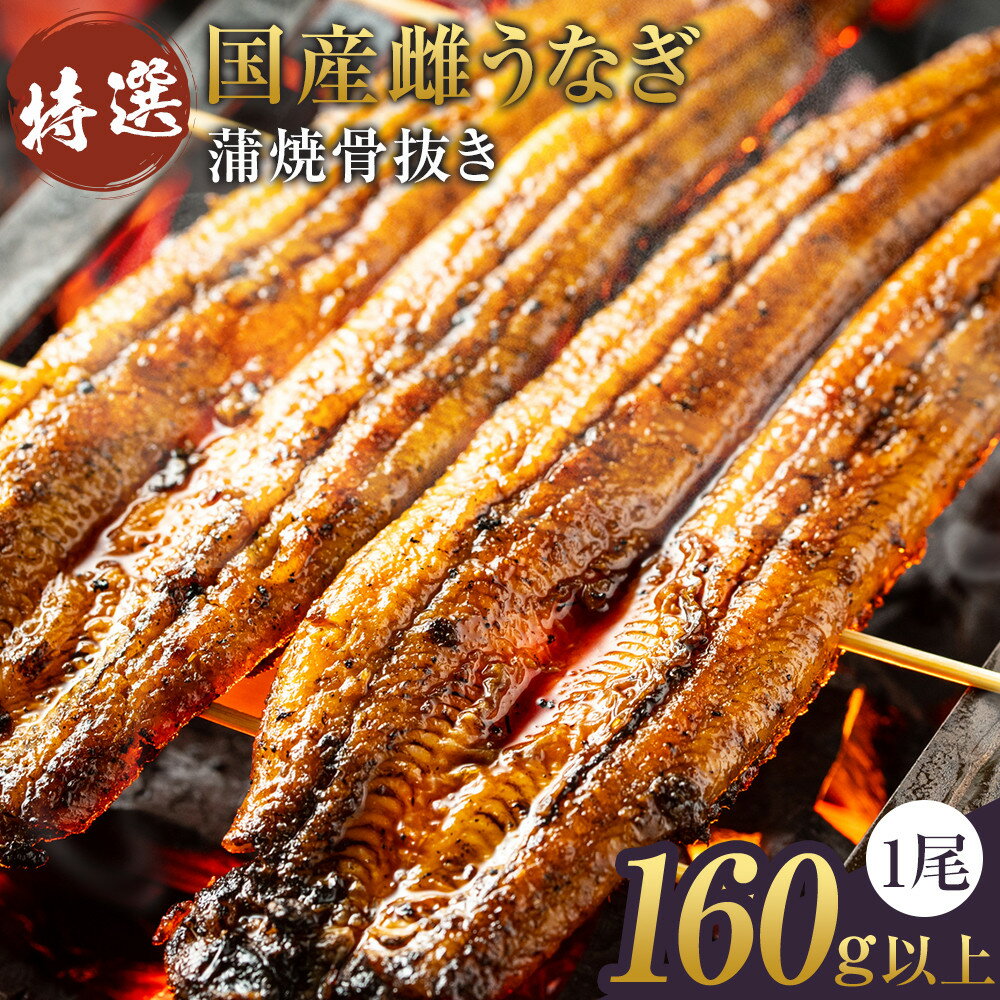 【ふるさと納税】特選国産雌うなぎ蒲焼骨抜き（秘伝タレ付き） | うなぎ 鰻 蒲焼 国産 魚介類 食品 人気 伊賀市 タレ付き 骨抜き グルメ 夏グルメ 和食 夏 土用の丑の日