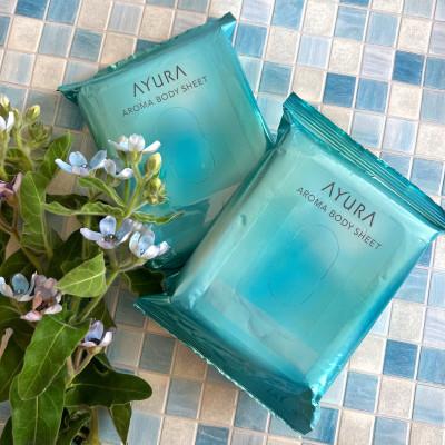 ふるさと納税 岡山市 AYURA(アユーラ) アロマボディシート 30枚入×3個 |  | 01