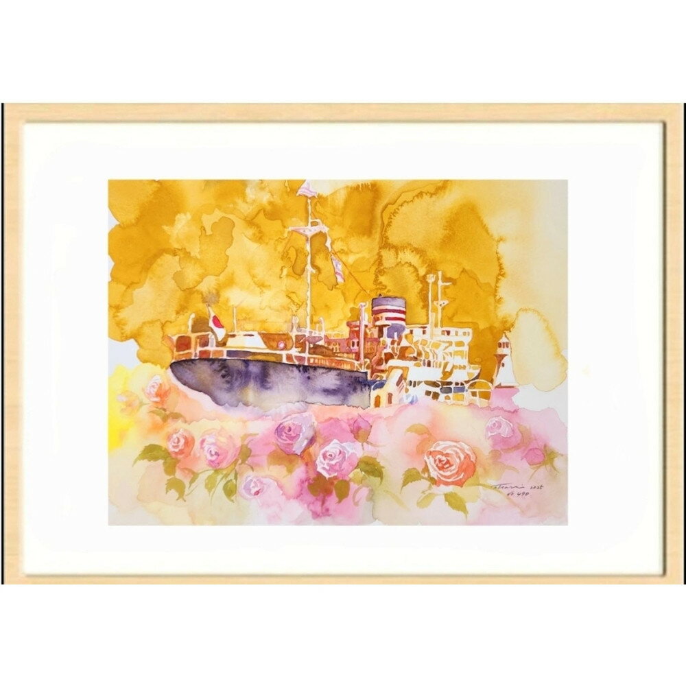 【ふるさと納税】水彩画作品　No,490 | 絵画 ホビー 人気 おすすめ 送料無料