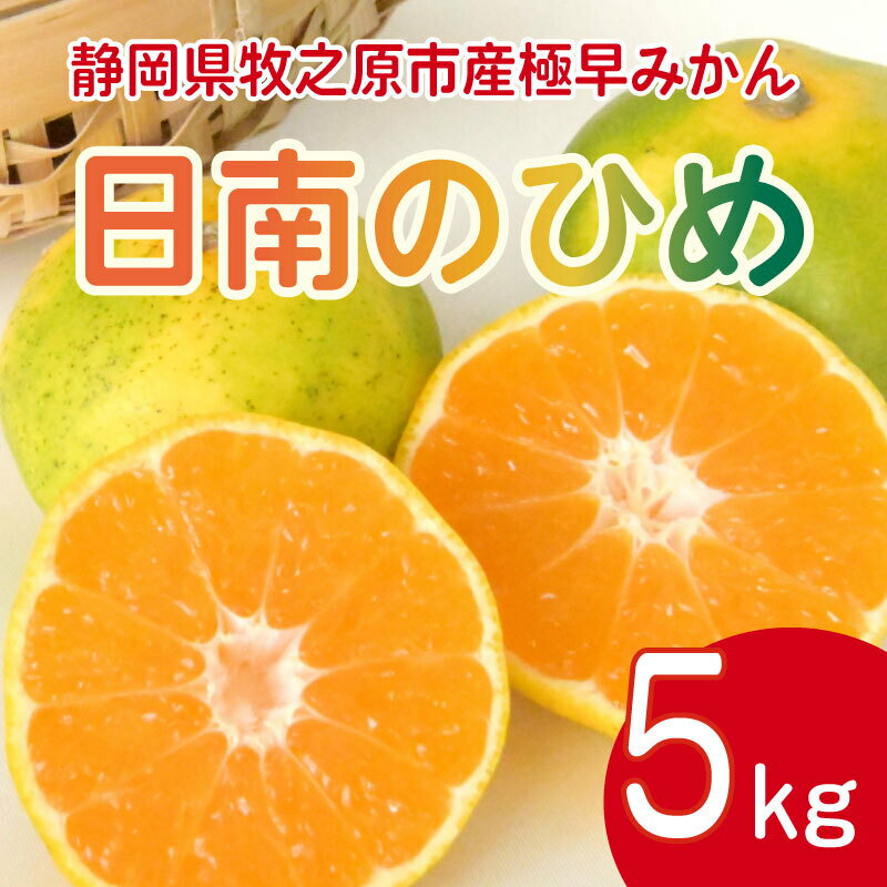 【ふるさと納税】 【先行予約】みかん 日南のひめ 5kg 先行予約 柑橘 ミカン 蜜柑 極早生 フルーツ おいしい 早生 果物 果実 糖度 甘い 濃厚 極早生 早生 温州みかん 旬 甘い くだもの フルーツ 柑橘 おすすめ 人気 プレゼント 贈答 産地直送 静岡県 牧之原市 大石農園