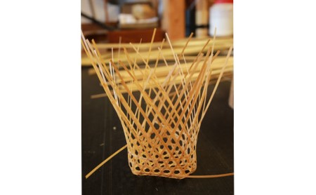 【一点ずつ手作り】自然素材にこだわったおにぎり籠 工芸品 雑貨 かご カゴ 日用品 