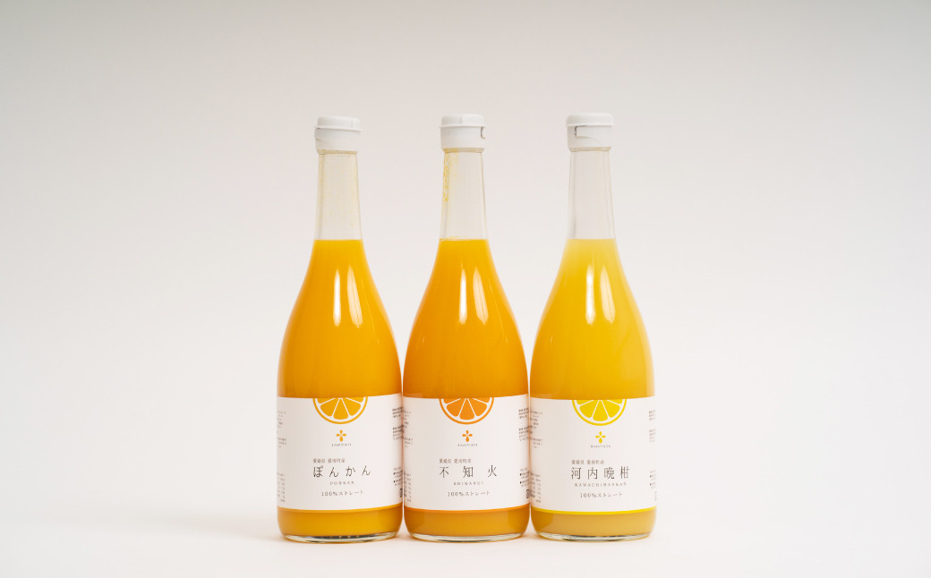 
            無添加 果汁100％ みかんジュース 3種 飲み比べ セット 720ml×3本入 柑橘 みかん 蜜柑 ミカン 飲料 ジュース 100％ 愛媛みかん 愛媛県産 【2025年12月上旬まで発送予定】【えひめの町（超）推し！（愛南町）】（578）
          
