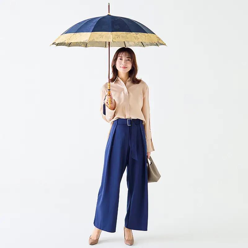 【トンボ洋傘前原光榮商店】レディース「フィオーレ」手元：寒竹（名入れ不可）_0042-047-T07