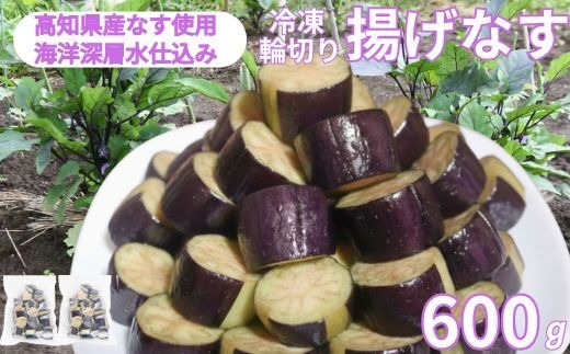 揚げナス 600ｇ【輪切り】海洋深層水仕込みのナス使用 カット済 簡単 便利