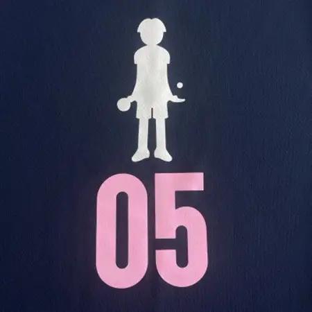 JTTA公認　卓球ユニフォーム【男女兼用(ドライ):Mサイズ】プレイヤー　05　ネイビー_装飾品・工芸品  洋服 _【1524652】