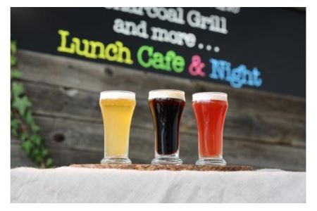 ギャザーイーティングハウス お食事券　横浜産限定クラフトビールの飲み比べセット AFZ0005