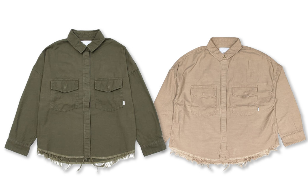 
            【SIZE:FREE】T-ASSACレディースミリタリーシャツ「MILITARY SH / OLIVE DRAB or BEIGE」【T-ASSAC シーンズ スキニー ジーパン 児島デニム デニム 衣類 岡山県 倉敷市 おすすめ 人気】
          