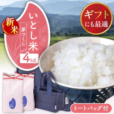 ふるさと納税 糸島市 いとし米 厳選夢つくし Premium Gift 2kg×2 ライスバッグ/三島商店[AIM079]