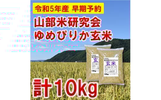 ＜発送月固定定期便＞◆令和7年産先行受付◆特A受賞!富良野市産ゆめぴりか 玄米10kg全3回【4000363】