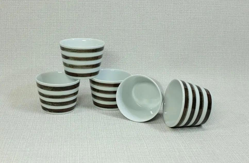【AB587】【波佐見焼】es cup ボーダーBN 〈S〉 【西海陶器】5　45456