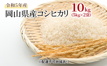 コシヒカリ 10kg（5kg×2袋）令和6年産 岡山県産 米 お米 白米