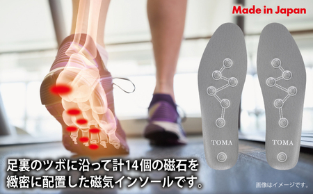 【スピード発送】TOMA磁気インソールM～Lsize（24cm～30cm）