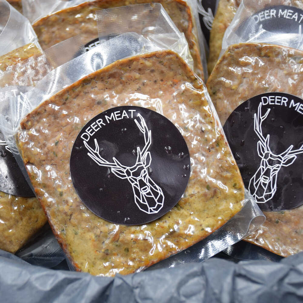 Houndsオリジナル 愛犬愛猫用 蝦夷鹿 ミートローフ 10個 合計1kg ペット用 おやつ ペットフード 詰め合わせ北海道ふるさと納税 美唄 ふるさと納税 北海道