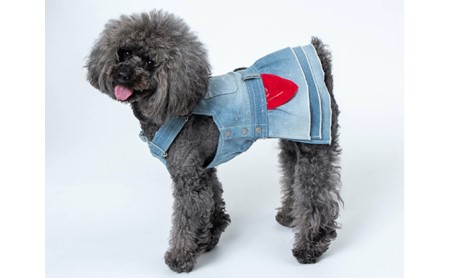 愛犬用ワンピース「デニワンピース」 Sサイズ