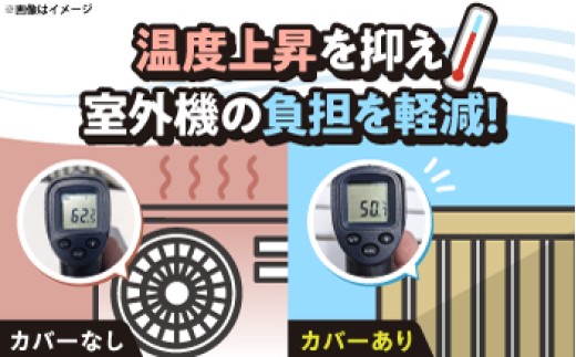 工具いらず！組み立て簡単！折り畳み式 エアコン 室外機 カバー 木製 節電 断熱