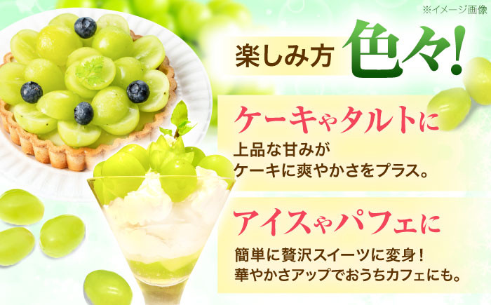 朝採れ直送！皮ごとパリッと食べられるシャインマスカット