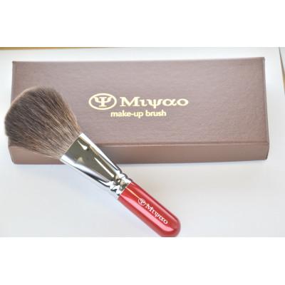 ふるさと納税 熊野町 熊野筆 フェイスパウダーブラシ 灰リス100% 通常ラッピング |  | 01