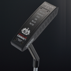 ゴルフクラブ JET Black RAIDEN2(クランク)／RAIDEN2.5(スラント) PUTTER BKスチールシャフト装着モデル ゴルフ DOCUS クラブ パター _EO66