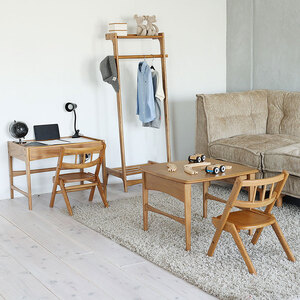 Herit. Kids Folding Table キッズテーブル 子供 机 木製 こども 家具 インテリア 市場 加西市