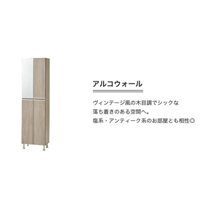 【開梱設置】シューズボックス 【リアル 50 HI】 アルコウォール_開梱設置 シューズボックス リアル 50 HI 大川家具 アルコウォール 靴箱 靴 収納 可動棚 脱臭性能 お洒落 国内製造 福岡