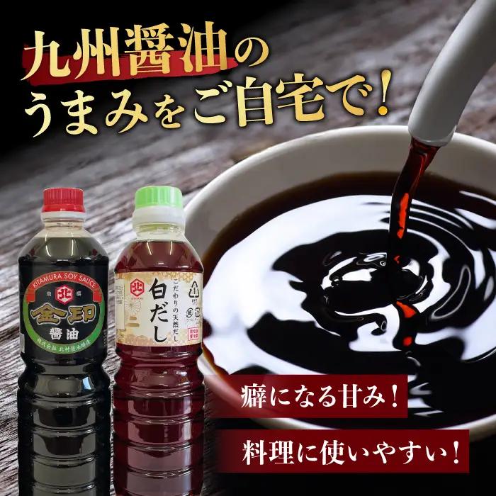 【特選ギフト】老舗醤油屋おすすめの醤油・みそセット（醤油1L×2本、みそ1kg） 吉野ヶ里町/北村醤油醸造 しょうゆ 味噌 味噌汁 朝ごはん セット 詰め合わせ ギフト 老舗 佐賀  [FAB008]