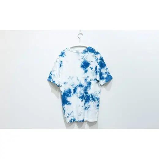【石垣島の藍染工房】Tシャツ【カラー:マダラ】【サイズ:XXLサイズ】KB-159-1