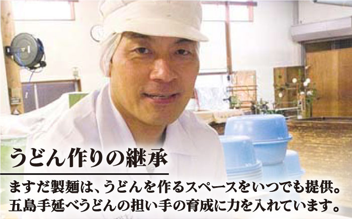 【小分けで使いやすい】 五島手延うどん 四季の半生うどん 90g×12袋 つゆ付【ますだ製麺】 [RAM024]