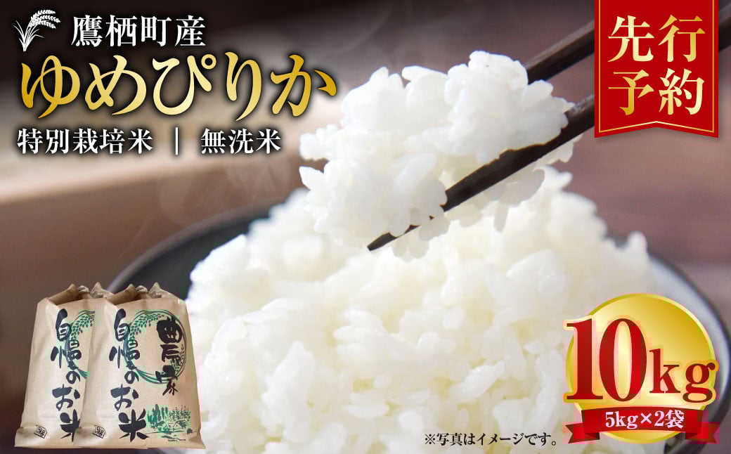 【令和7年産】 ゆめぴりか （無洗米） 5kg×2袋 北海道 鷹栖町 たかすタロファーム 米 コメ こめ ご飯 白米 お米 ゆめぴりか 無洗米 【2025年9月下旬より発送開始】