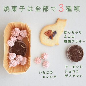 富良野 花七曜 リースと焼菓子セット Cat mini ラベンダー あじさい ◆ ドライフラワー