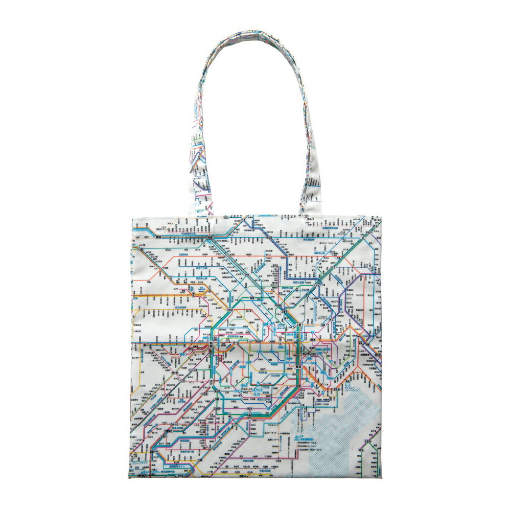 【ふるさと納税】【荻窪】鉄道路線図 ラミネートトート ラミネート加工 トートバッグ 首都圏 日本語 首都圏 東京近郊 JR 私鉄 地下鉄 モノレール 鉄道旅行 防水 かばん カバン 鞄 エコバッグ プレゼント 贈り物 ギフト 東京都 杉並区 送料無料