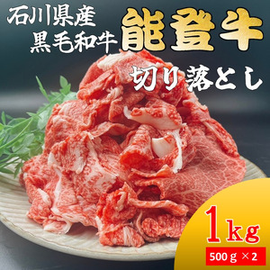 石川県産 能登牛 切り落とし 1kg（500g × 2パック） | 奥能登 能登半島