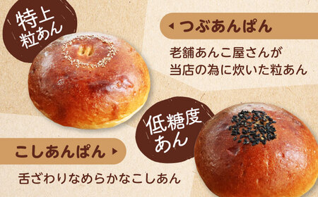 【12回定期便】 あんこ好きの食べ比べ 12個セット 【パンの店 カッタン】 パン あんぱん 大人気店[MEJ012]