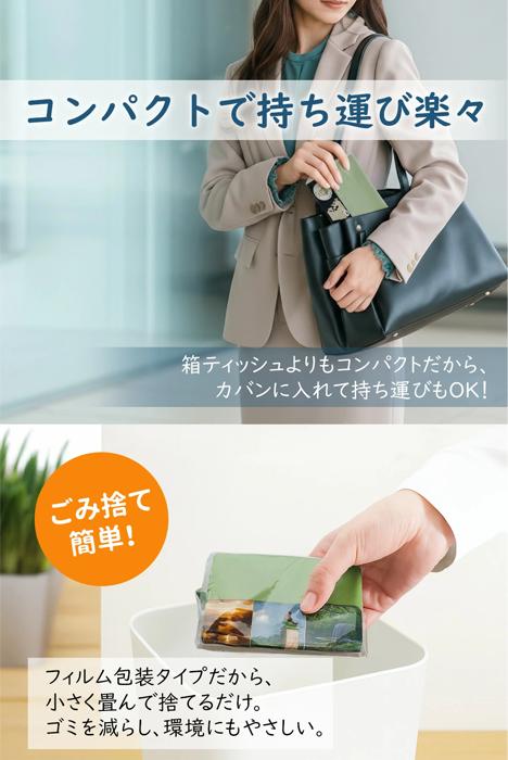 【令和8年4月～出荷】ティッシュペーパー ピュアパルプ ソフトパックティッシュ 60パック×400枚 200組 柔らか コンパクト 日用品 必需品 まとめ買い 常備品 備蓄 防災グッズ 熊本県 小国町