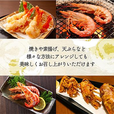 ふるさと納税 登別市 ほっけの灰干し(32cm〜34cmサイズ・1枚約400g)&えびの灰干し(3尾〜4尾約190g) |  | 03