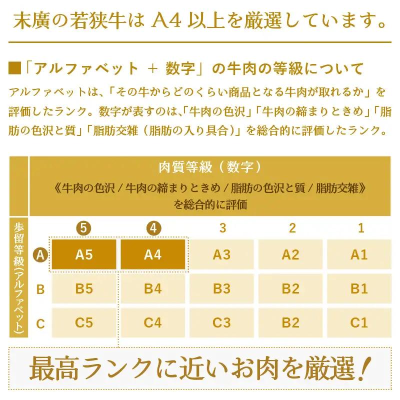 【ブランド肉】若狭牛 和牛肩ロース 焼肉用 計1kg 国産肉 冷凍 [e02-d005]