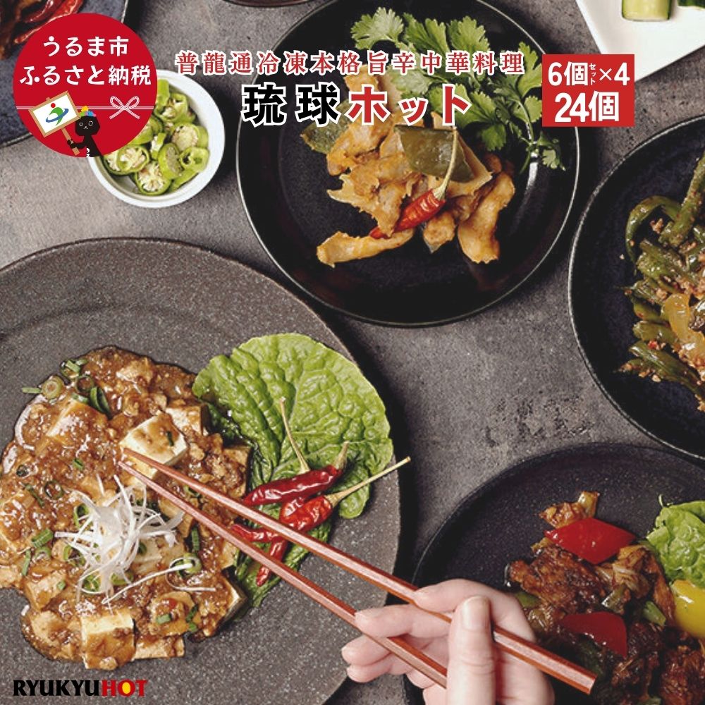 【ふるさと納税】普龍通冷凍本格旨辛中華料理　琉球ホット（冷凍品） ＜24個入り＞【アンリッシュ食品工業】