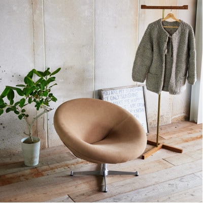 Space Chair 1人掛け(スペースチェア)倉敷帆布 ベージュ【SWOF】【1496086】