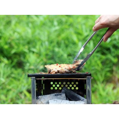 ふるさと納税 恵那市 LGASIA (ルガシア) 9mm極厚鉄板アートタイプ「和柄青海波」(専用ハンドル付き) |  | 02