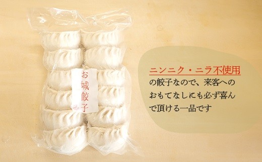 【なかしべつミルキーポーク100％使用】 樹苞 お城餃子12個（約3人前）
