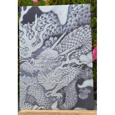 ふるさと納税 与謝野町 昇龍(紫龍)御朱印帳(龍の絵を真似て製織した御朱印帳)　薄い紫色【数量限定】 |  | 01