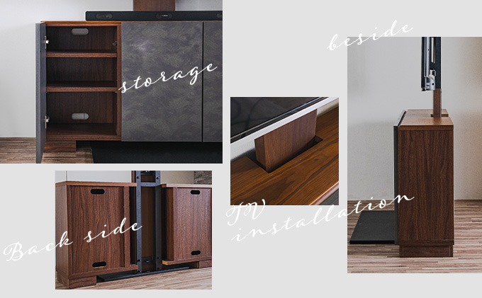 【開梱・設置】ウォールメイト120 ブラウン AX173-BR