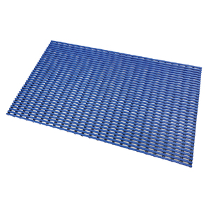 安全スノコマット　450×750mm　ブルー ／ 樹脂製 下駄箱 お風呂場 ベランダ テラス 樹脂製マット 高耐久 ソフトな感触 素足にやさしい 水はけ 水回りにも最適 千葉県