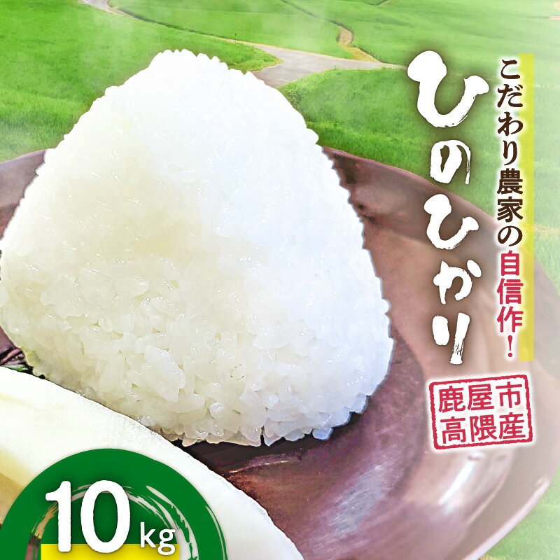 【ふるさと納税】 こだわり農家の自信作 鹿屋市高隈産 ひのひかり 10kg 米 お米 こめ コメ ご飯 鹿屋市 高隈産 主食 高隈米 美味しい おいしい 国産 ハマダ商事 鹿児島 鹿屋市 おすすめ ランキング プレゼント ギフト