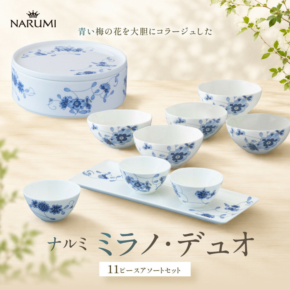 【ふるさと納税】ナルミ ミラノ・デュオ 11ピースアソートセット 97204-23380