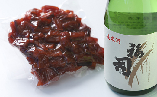 釧路福司 北海道産米 純米酒の晩酌セット ふるさと納税 酒 珍味 F4F-0527