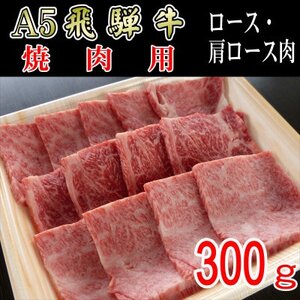 『A5等級』飛騨牛焼肉用300g　ロース又は肩ロース肉【配送不可地域：離島】【1432054】